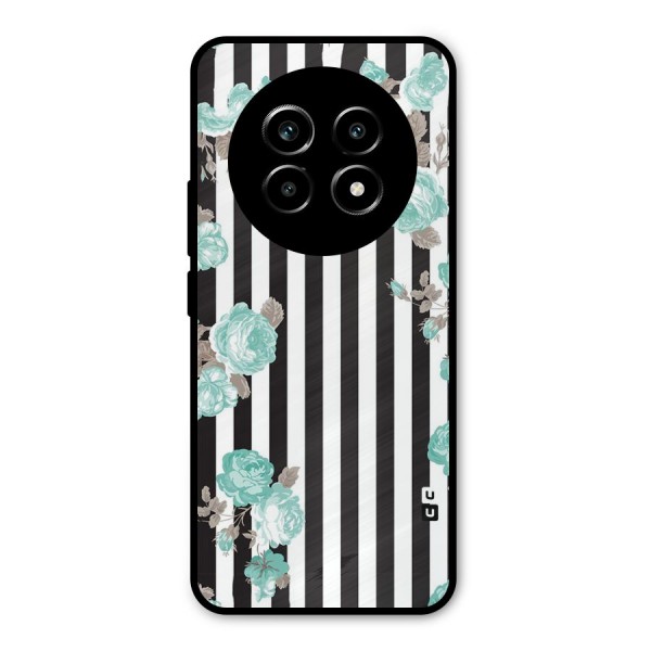 Stripes Bloom Metal Back Case for Realme 13 Pro