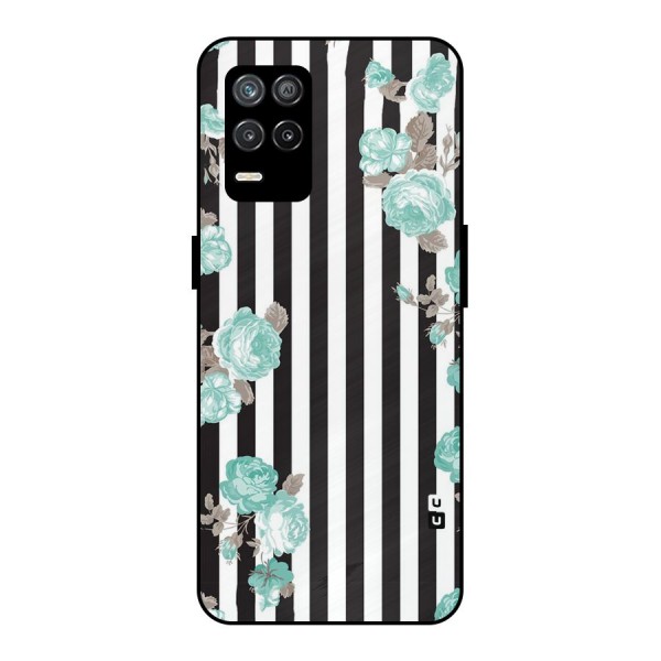 Stripes Bloom Metal Back Case for Realme 9 5G