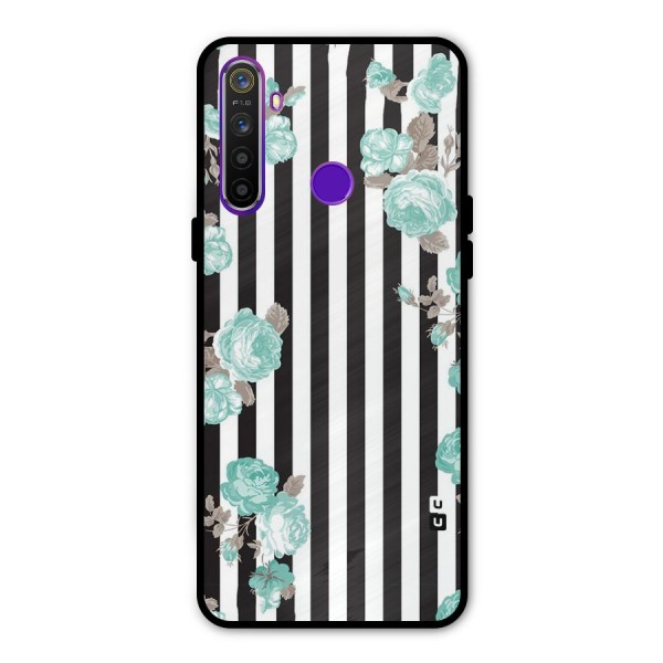 Stripes Bloom Metal Back Case for Realme Narzo 10