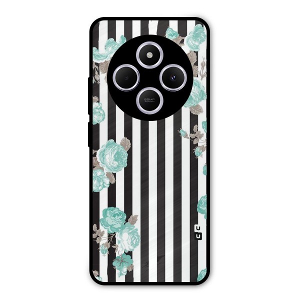 Stripes Bloom Metal Back Case for Redmi A4