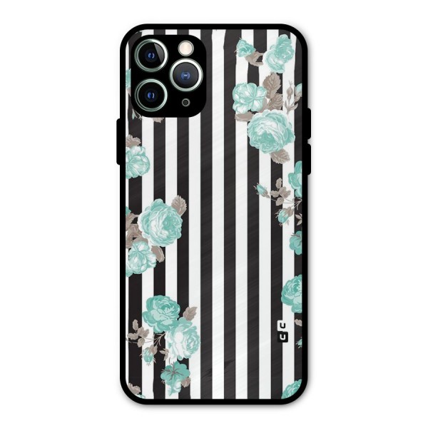 Stripes Bloom Metal Back Case for iPhone 11 Pro Max