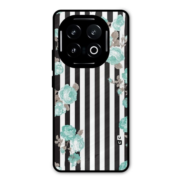 Stripes Bloom Metal Back Case for iQOO 13