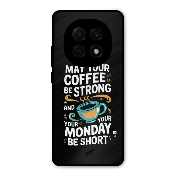 Strong Coffee Metal Back Case for Oppo F29 Pro