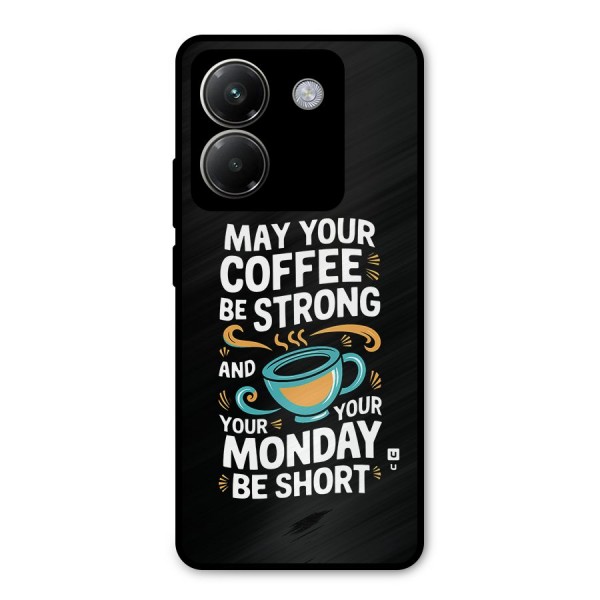 Strong Coffee Metal Back Case for Poco M7 Pro 5G