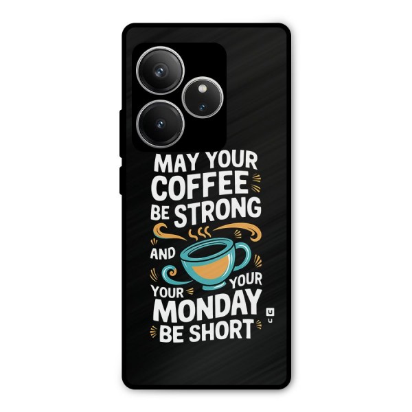Strong Coffee Metal Back Case for Realme GT 6