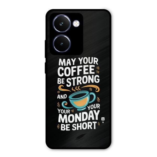 Strong Coffee Metal Back Case for Realme P3 Ultra