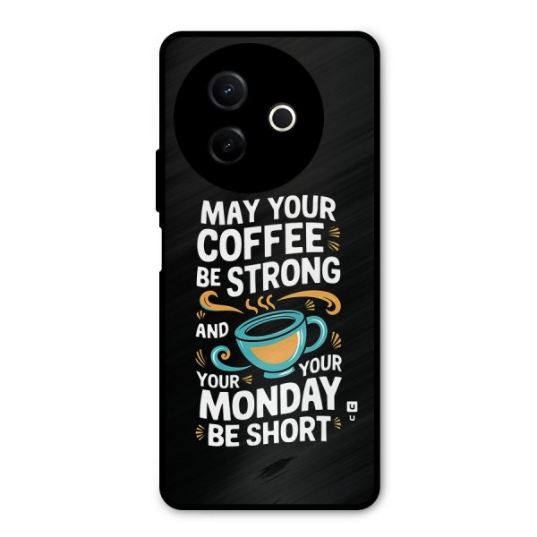 Strong Coffee Metal Back Case for Vivo Y39