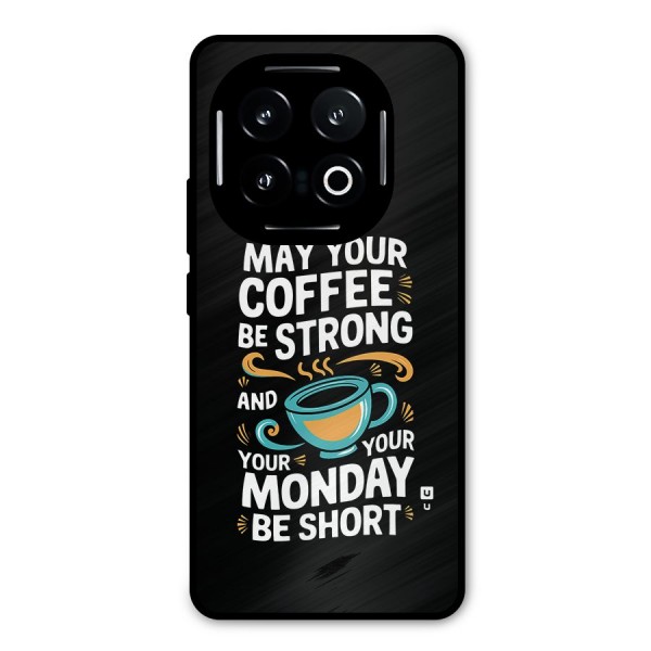 Strong Coffee Metal Back Case for iQOO 13