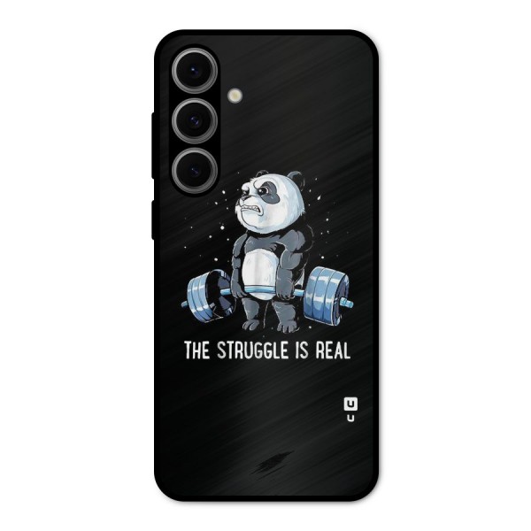 Struggle in Real Metal Back Case for Galaxy S24 FE
