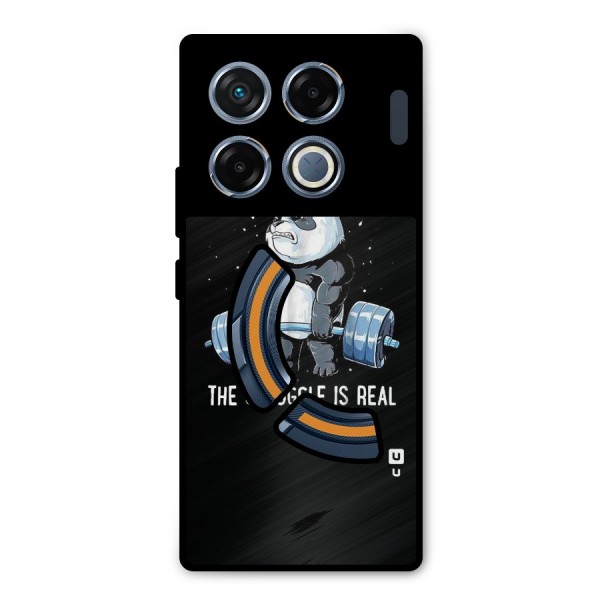 Struggle in Real Metal Back Case for Infinix GT 20 Pro