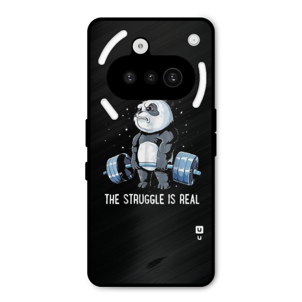 Struggle in Real Metal Back Case for Nothing Phone 3a