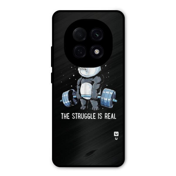 Struggle in Real Metal Back Case for Oppo F29 Pro