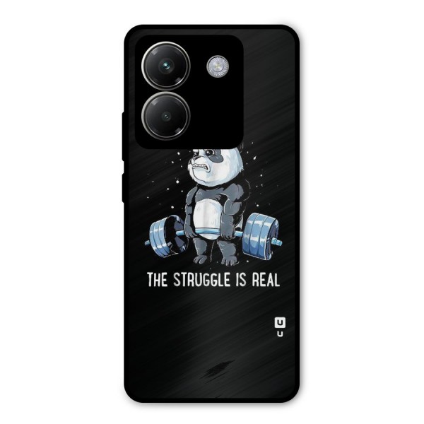 Struggle in Real Metal Back Case for Poco M7 Pro 5G