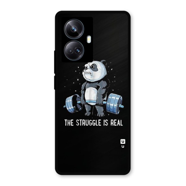Struggle in Real Metal Back Case for Realme 10 Pro Plus