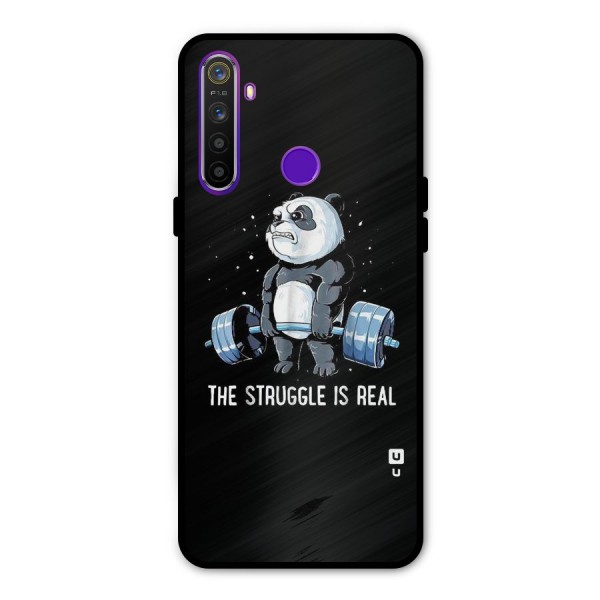 Struggle in Real Metal Back Case for Realme Narzo 10