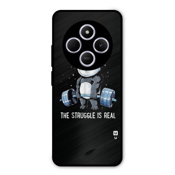 Struggle in Real Metal Back Case for Redmi A4