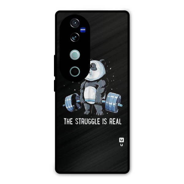 Struggle in Real Metal Back Case for Vivo V40 Pro