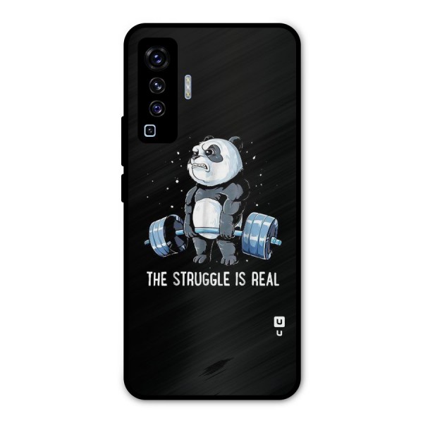 Struggle in Real Metal Back Case for Vivo X50