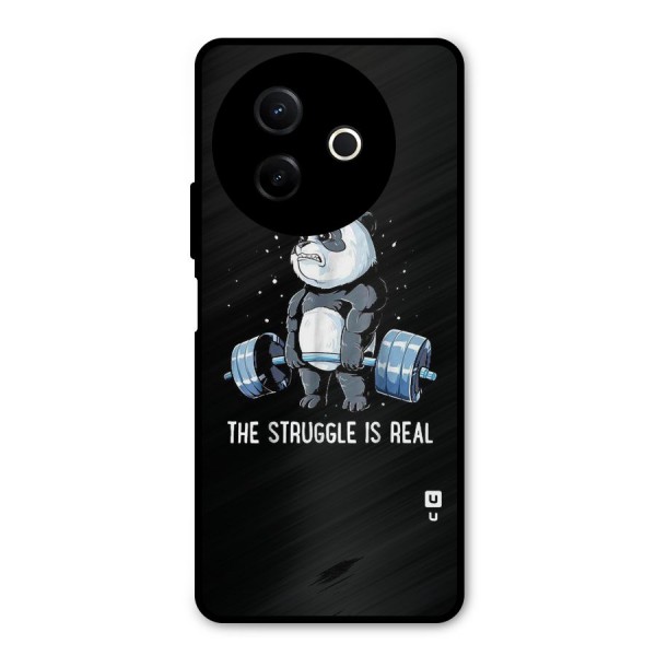 Struggle in Real Metal Back Case for Vivo Y39