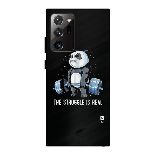 Struggle is Real Panda Metal Back Case for Galaxy Note 20 Ultra