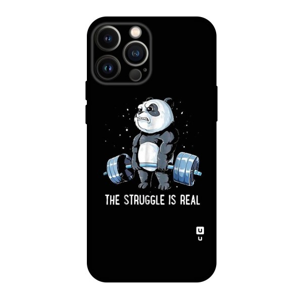 Struggle is Real Panda Original Polycarbonate Back Case for iPhone 13 Pro Max