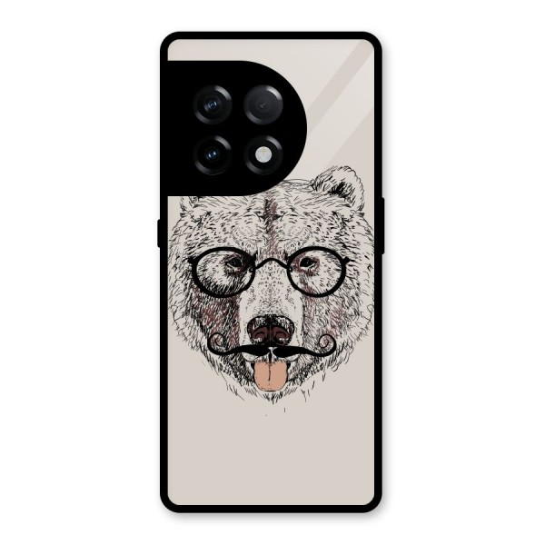Studious Bear Glass Back Case for OnePlus 11R