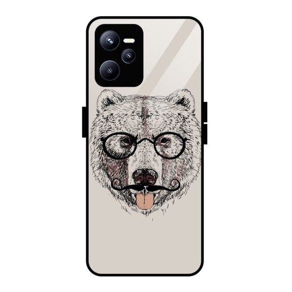 Studious Bear Glass Back Case for Realme C35