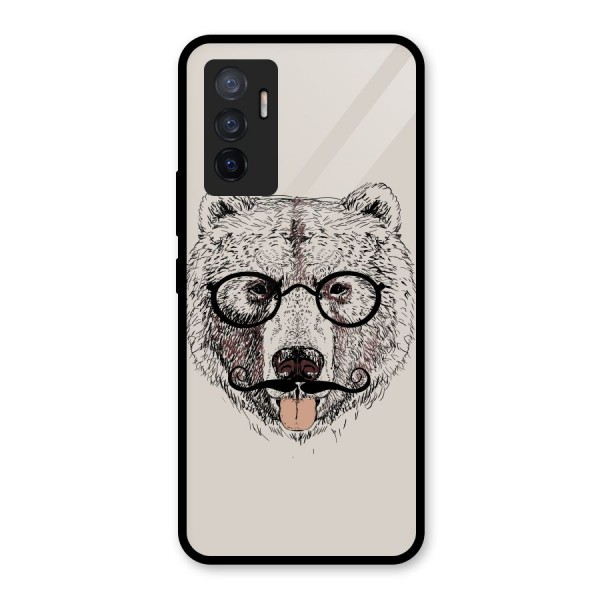 Studious Bear Glass Back Case for Vivo V23e