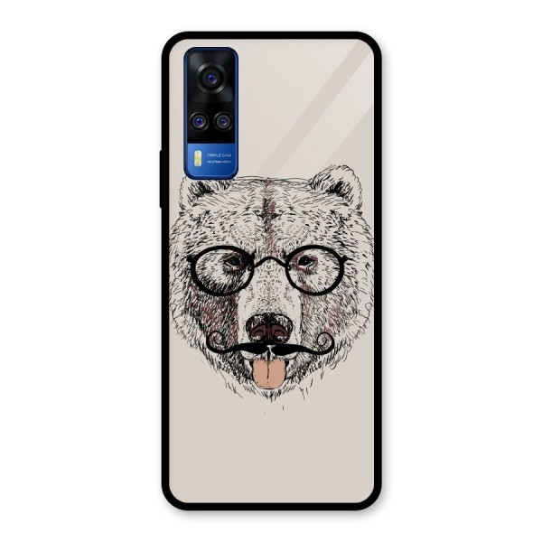 Studious Bear Glass Back Case for Vivo Y31