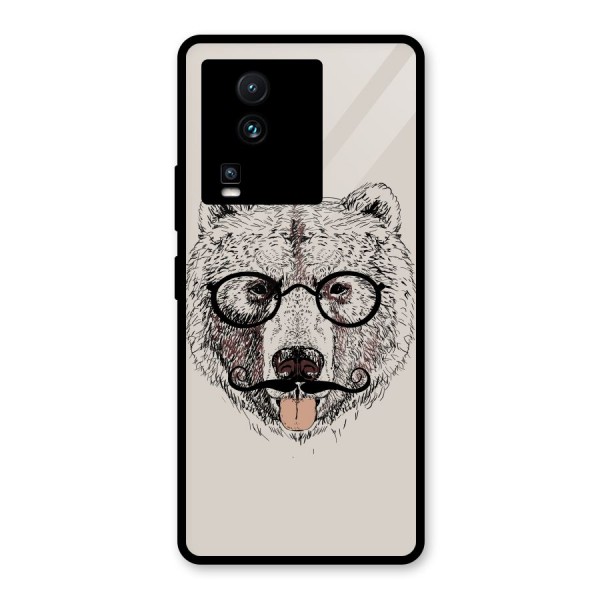 Studious Bear Glass Back Case for Vivo iQOO Neo 7