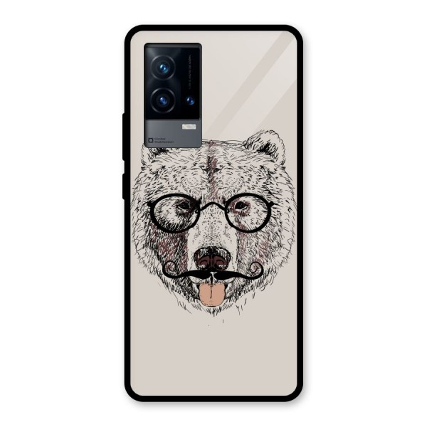 Studious Bear Glass Back Case for iQOO 9 5G
