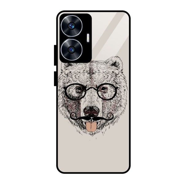 Studious Bear Glass Back Case for realme C55