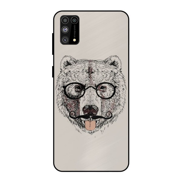 Studious Bear Metal Back Case for Galaxy M31