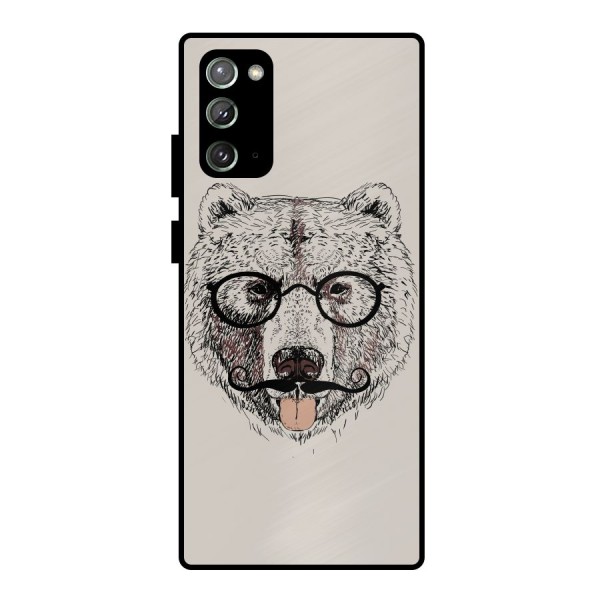 Studious Bear Metal Back Case for Galaxy Note 20