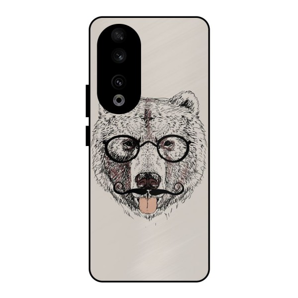 Studious Bear Metal Back Case for Honor 90