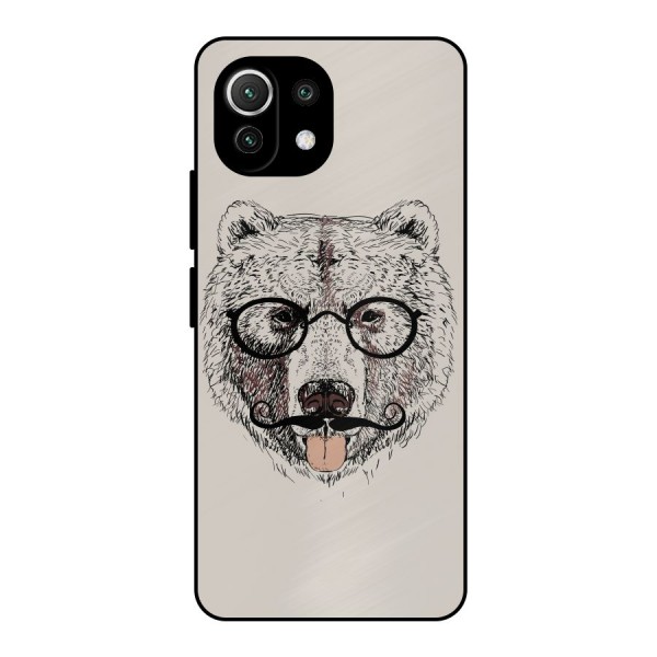 Studious Bear Metal Back Case for Mi 11 Lite