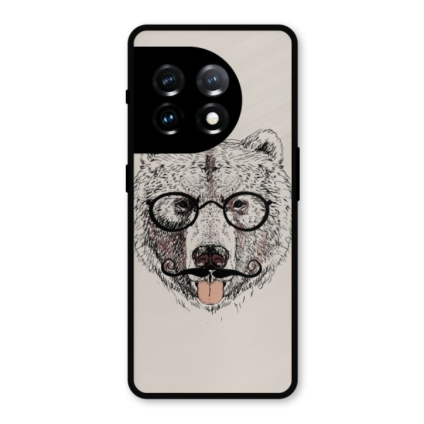 Studious Bear Metal Back Case for OnePlus 11