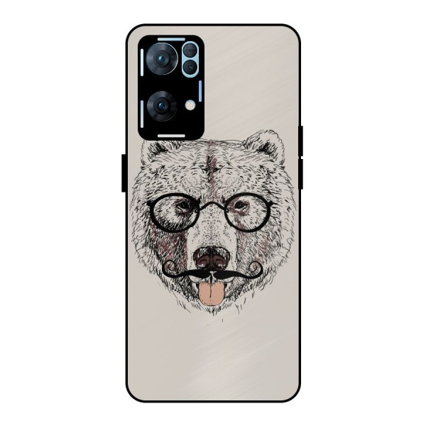 Studious Bear Metal Back Case for Oppo Reno7 Pro 5G