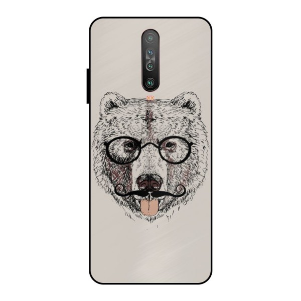 Studious Bear Metal Back Case for Poco X2