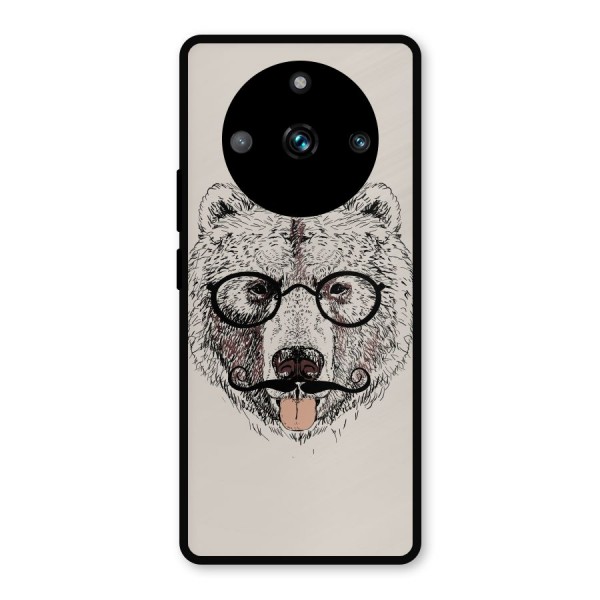 Studious Bear Metal Back Case for Realme Narzo 60 Pro