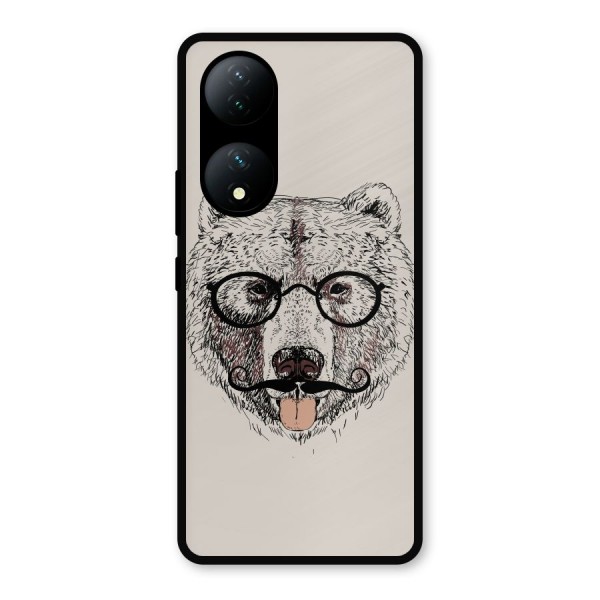 Studious Bear Metal Back Case for Vivo T2