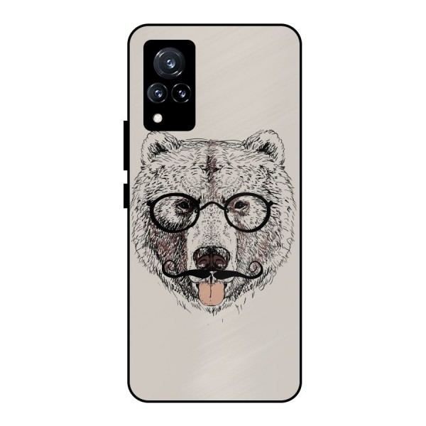 Studious Bear Metal Back Case for Vivo V21 5G