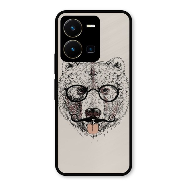 Studious Bear Metal Back Case for Vivo Y35