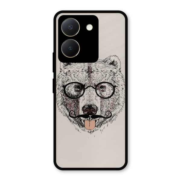 Studious Bear Metal Back Case for Vivo Y36