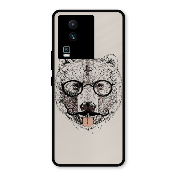Studious Bear Metal Back Case for iQOO Neo 7