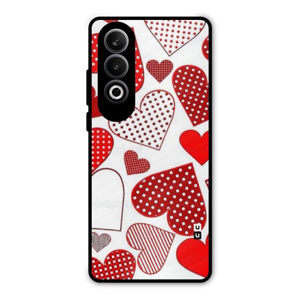 Style Hearts Metal Back Case for OnePlus Nord CE4
