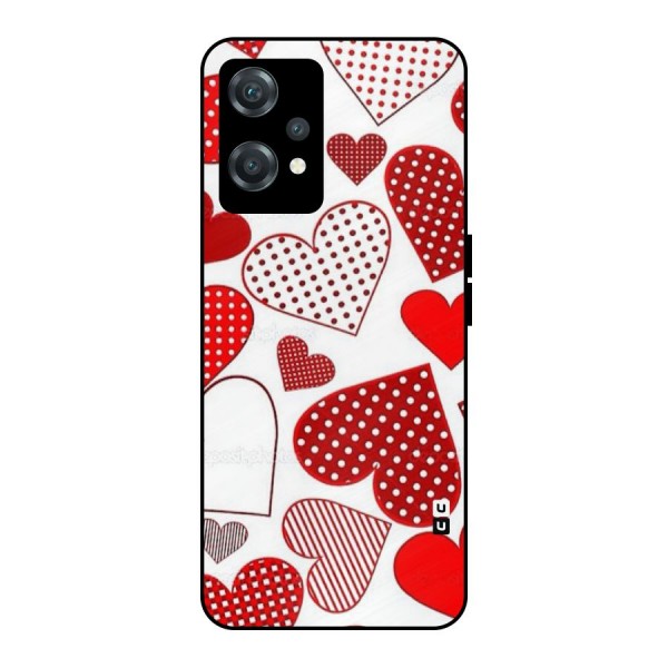 Style Hearts Metal Back Case for OnePlus Nord CE 2 Lite 5G