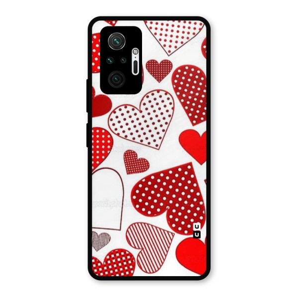 Style Hearts Metal Back Case for Redmi Note 10 Pro Max
