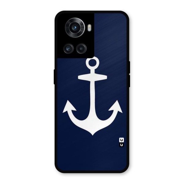 Stylish Anchor Design Metal Back Case for OnePlus 10R