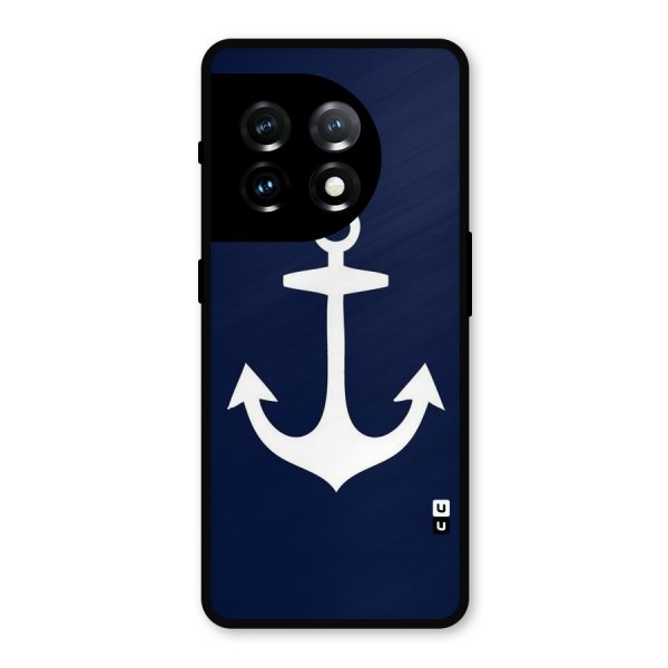Stylish Anchor Design Metal Back Case for OnePlus 11